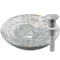 Novatto Blue Onyx Vessel Sink and Brushed Nickel Umbrella Drain NOSV-BOBN - alternate 1